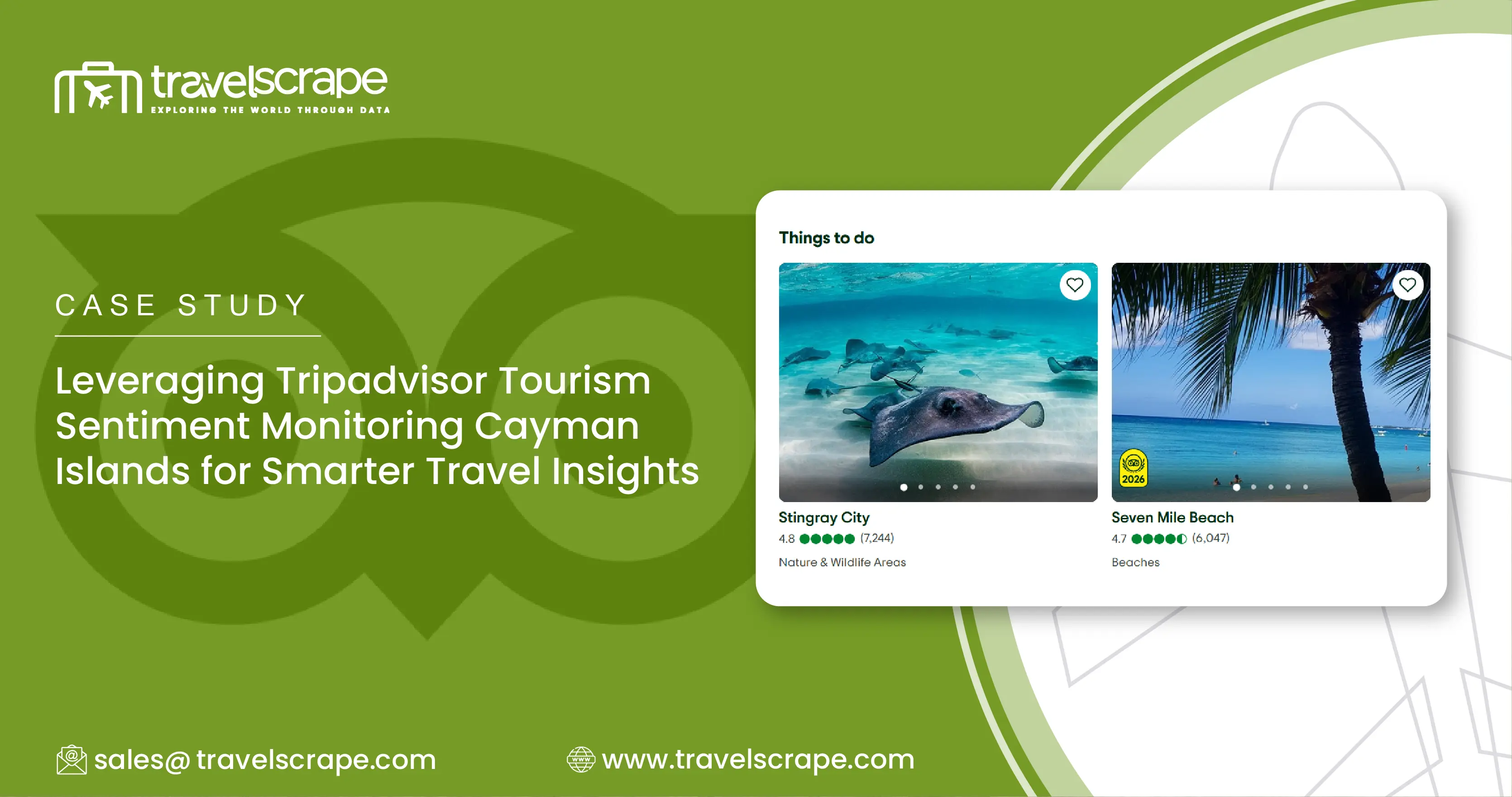 Tripadvisor tourism sentiment monitoring Cayman Islands